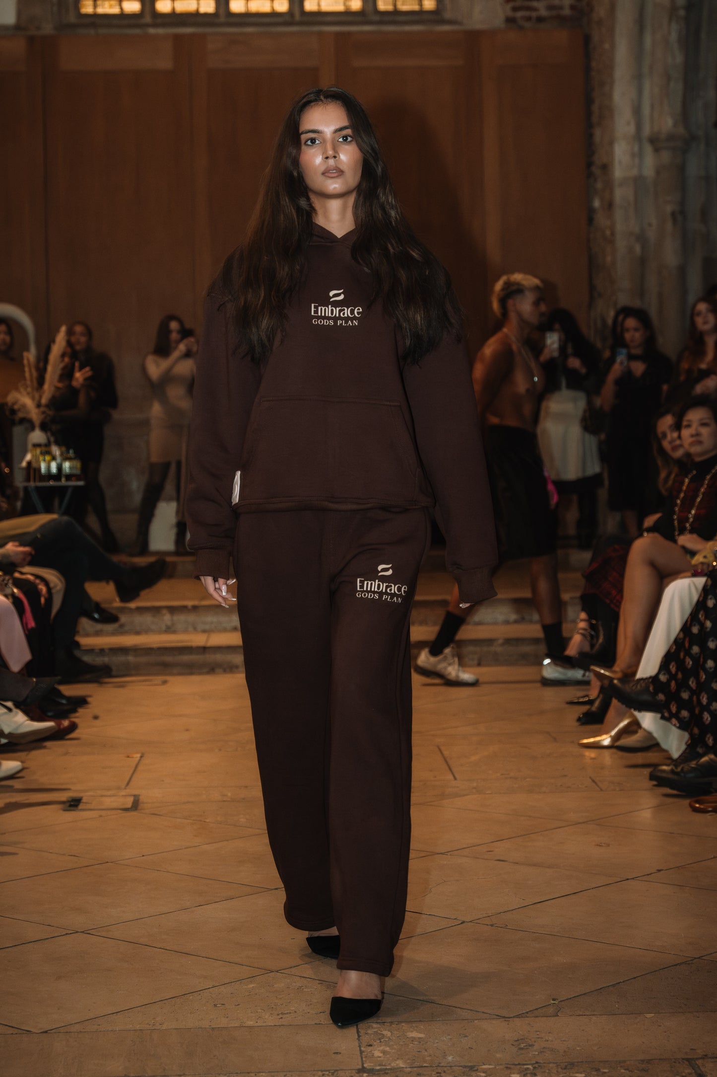 Gods Plan Bottoms Dark Brown