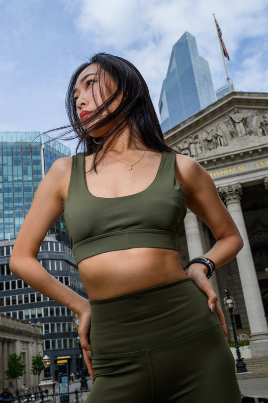 Olive Green Bra