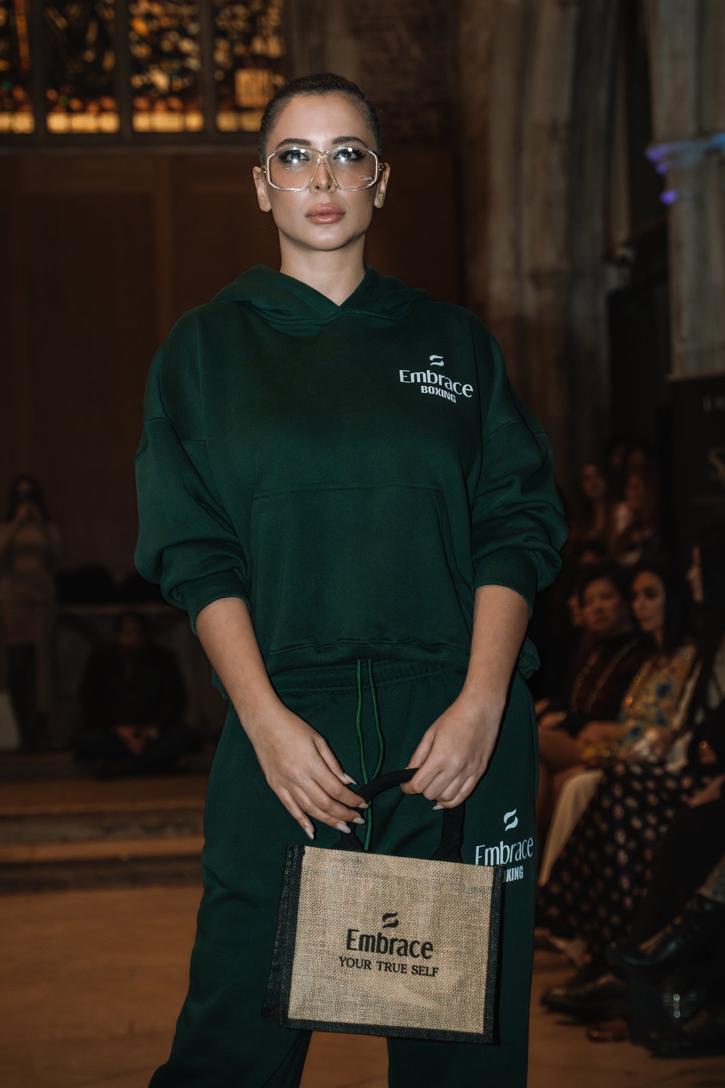 Boxing Club Hoodie Green