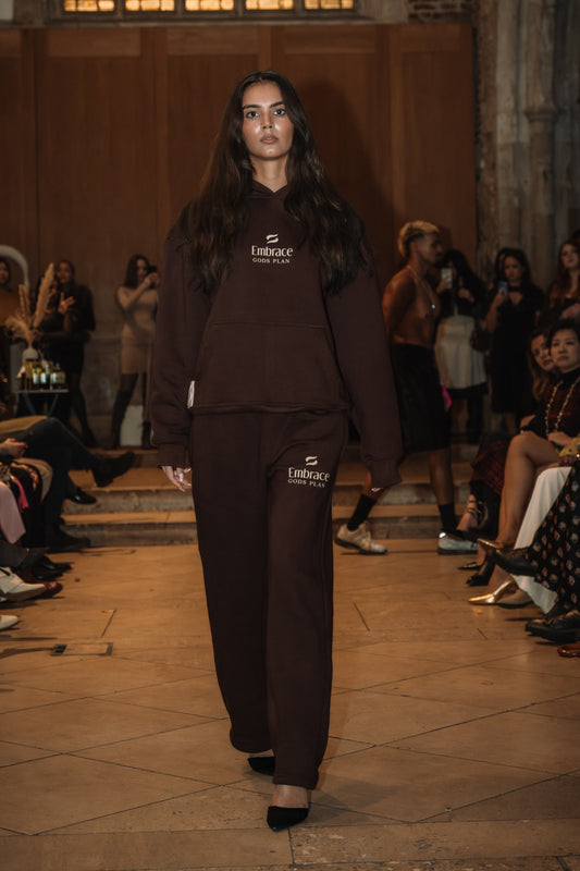 Gods Plan Bottoms Dark Brown