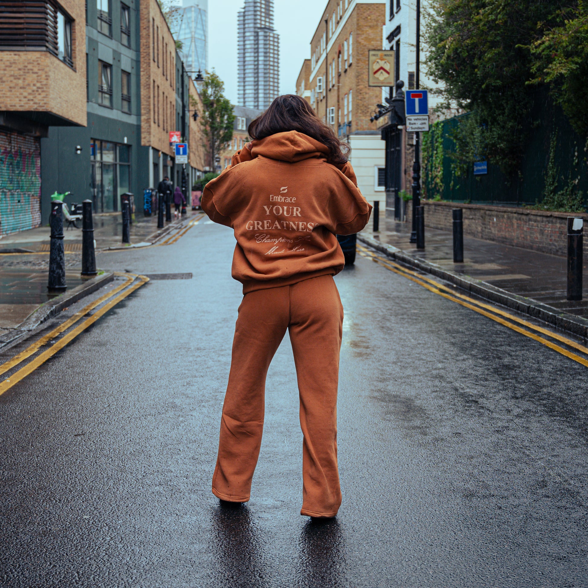 Gods Plan Hoodie Toffee - Embrace Boxing