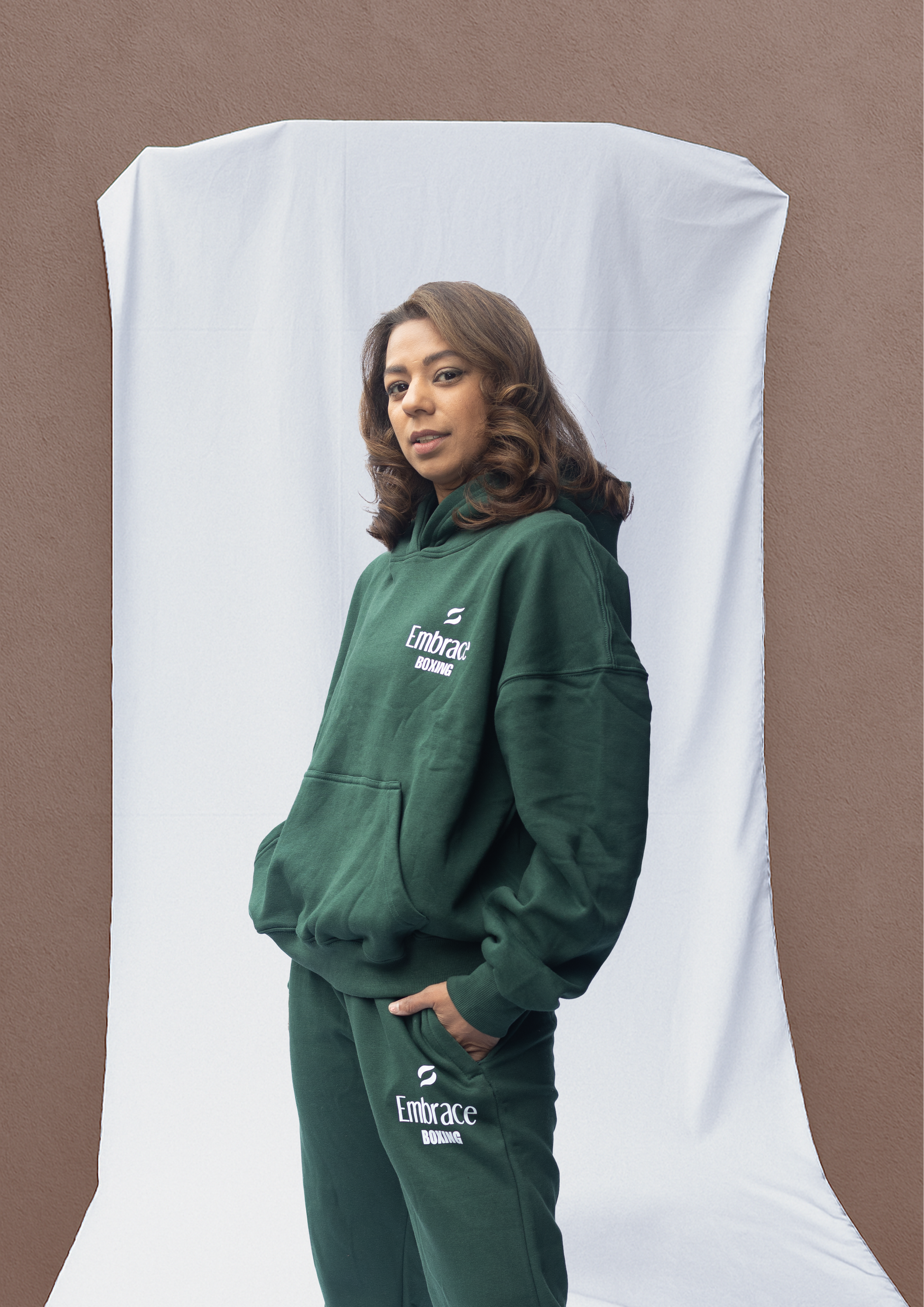 Gods Plan Hoodie Green - Embrace Boxing