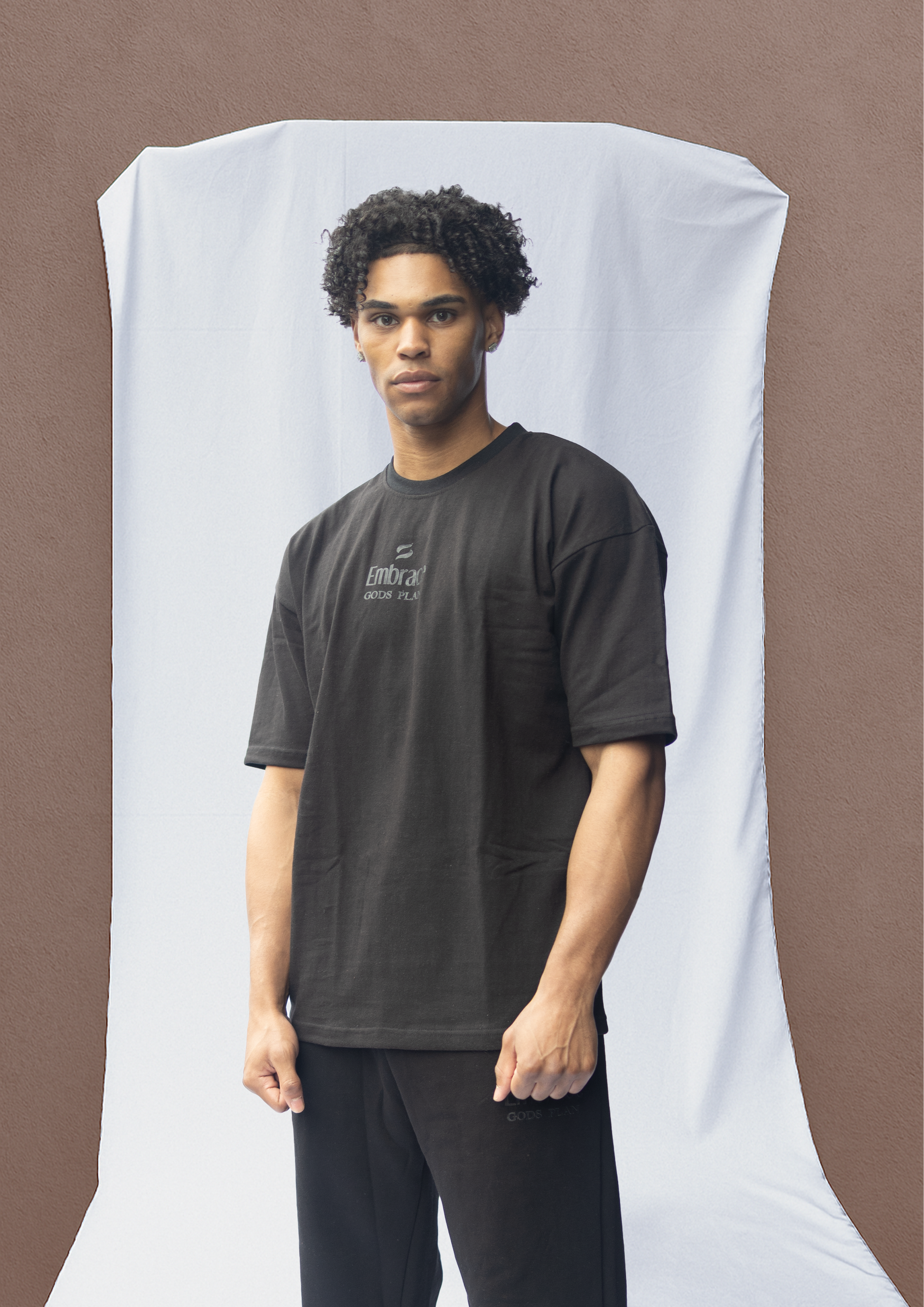 Embrace Gods Plan Black T-shirt - Embrace Boxing