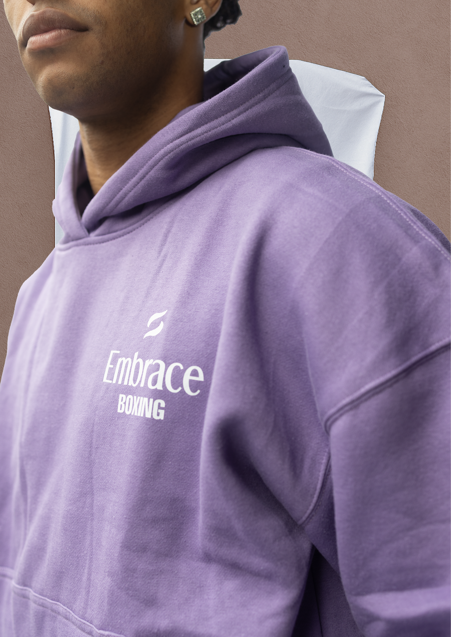 Purple Hoodie - Embrace Boxing