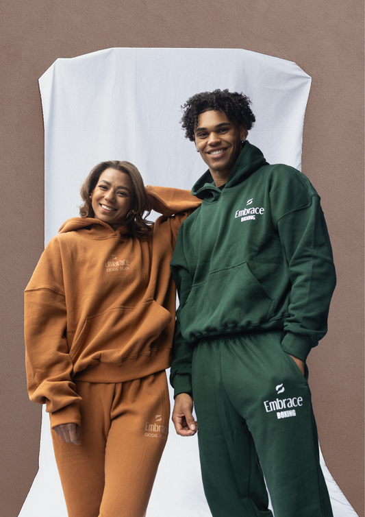 Gods Plan Hoodie Green - Embrace Boxing