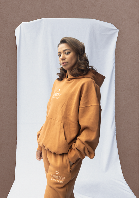 Gods Plan Hoodie Toffee - Embrace Boxing