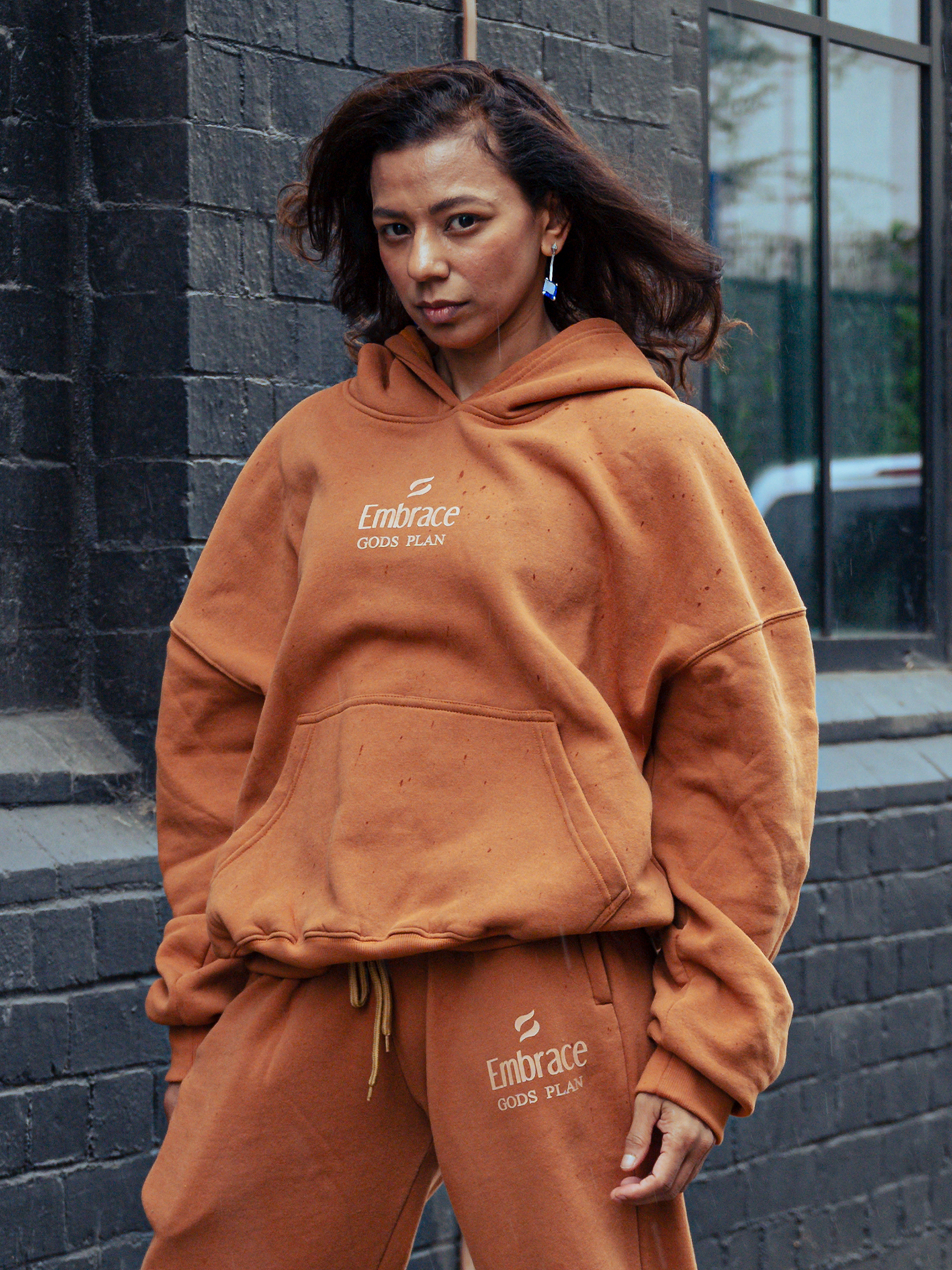 Gods Plan Hoodie Toffee - Embrace Boxing