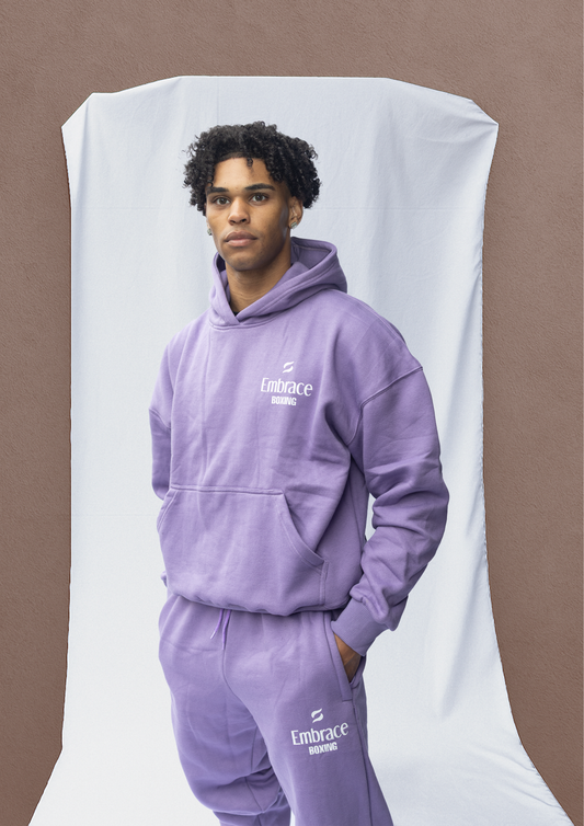 Purple Hoodie - Embrace Boxing