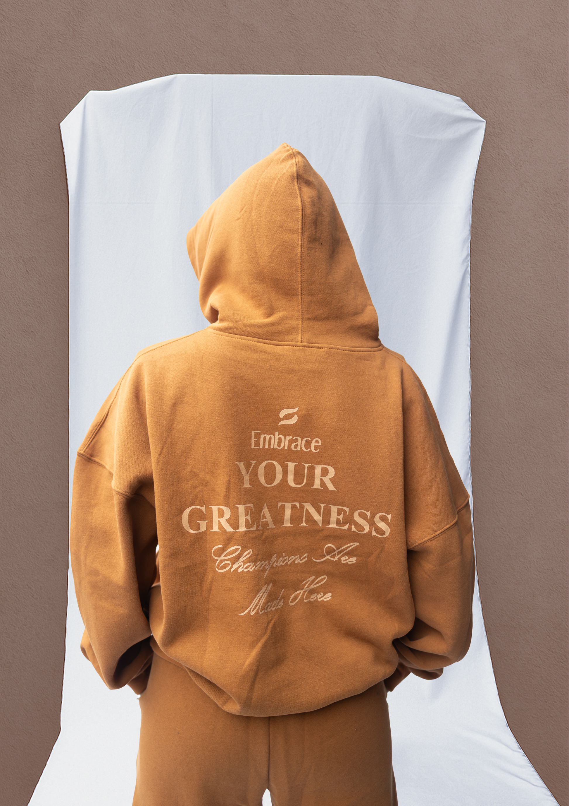 Gods Plan Hoodie Toffee - Embrace Boxing
